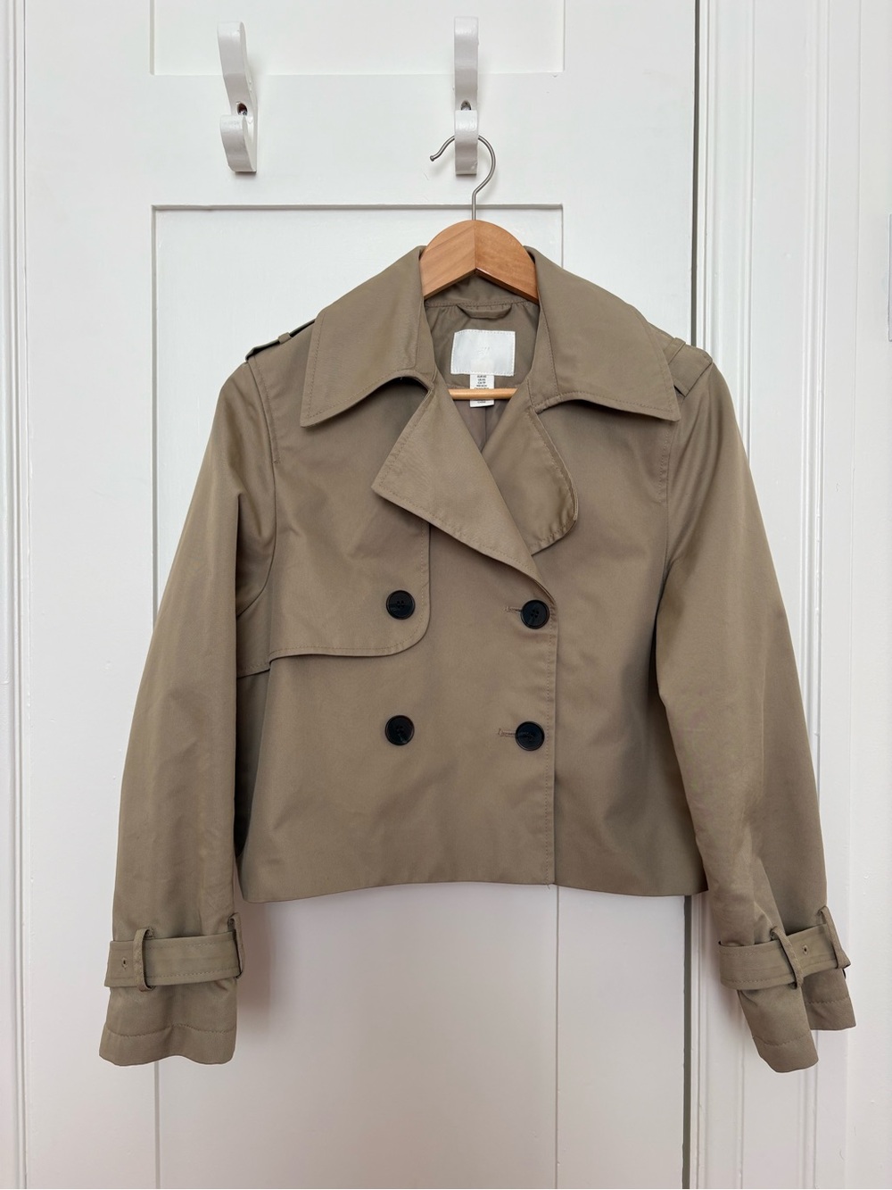H&M Classic Cropped Trench Coat
